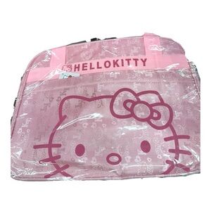Hello Kitty Sanrio Pink Nylon Tote Bag Y2K Kawaii Coquette NWT
